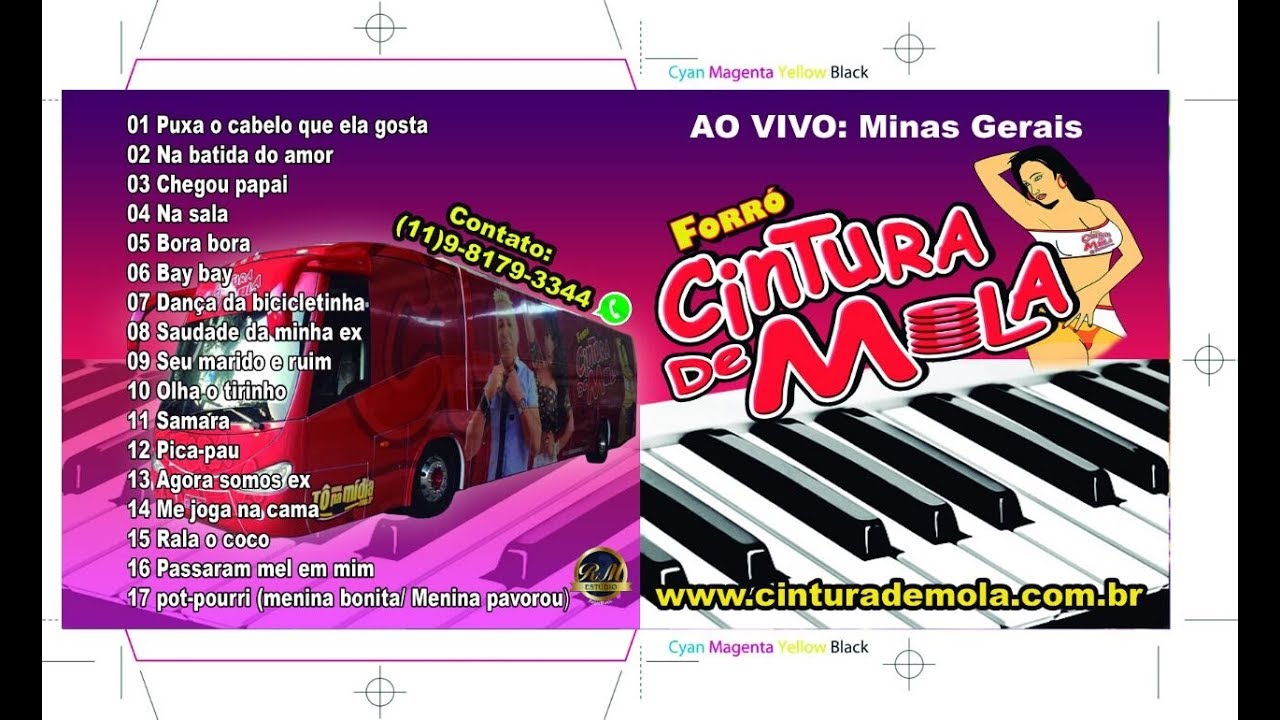 CINTURA DE MOLA ao vivo em Minas Gerais CD Completo 2017