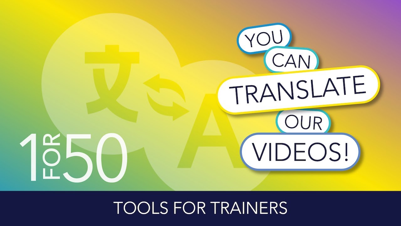 How to translate our videos into your language!