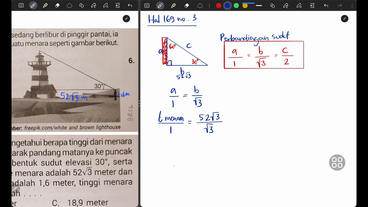 Bahas Soal Prediksi TKA Matematika SMP 2026 Buku Siaga TKA Penerbit Erlangga hal 169 no. 3
