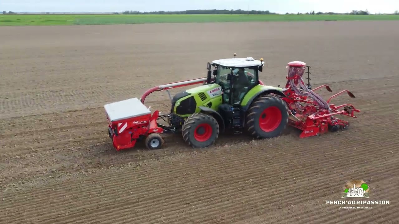 CLAAS AXION 830|NEW KUHN TF 1512|CLAAS AXION 800