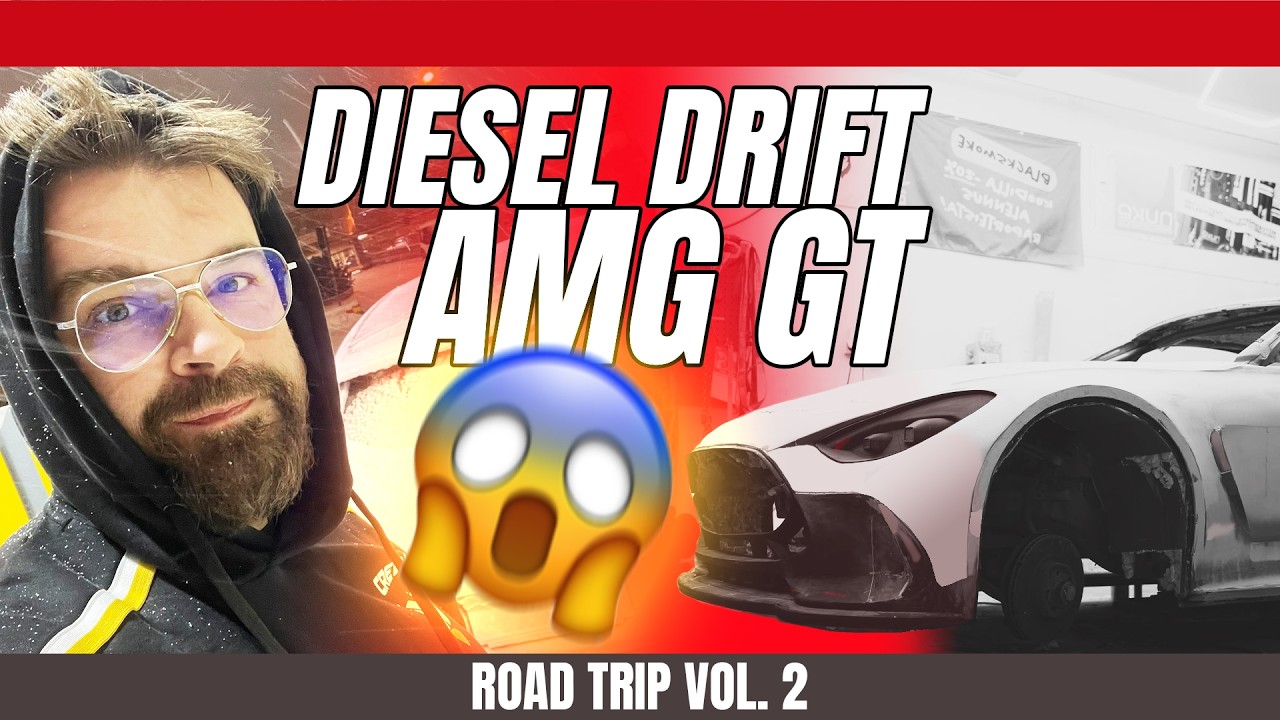 Black Smoke Racing's New Monster: AMG GT-R Body + High-Torque Diesel