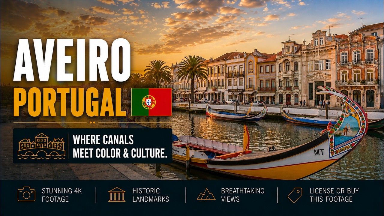 Aveiro ● Portugal 🇵🇹 【4K】 Aerial Cinematic Drone