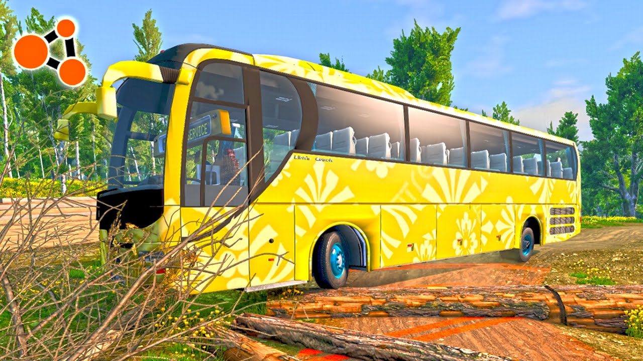 Fallen Tree vs Bus BeamNG.drive | Beamng Crashes TV