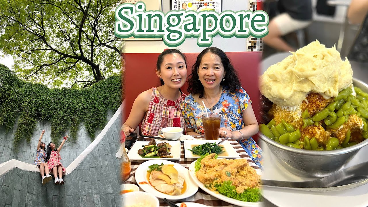 Singapore travel vlog✨Beautiful photo spot, and lot of yummy foods!