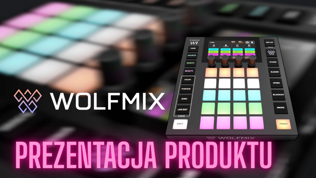 WOLFMIX W1 &ndash; inteligentny sterownik DMX bez komputera | Prezentacja na targach | EVENT SERWIS
