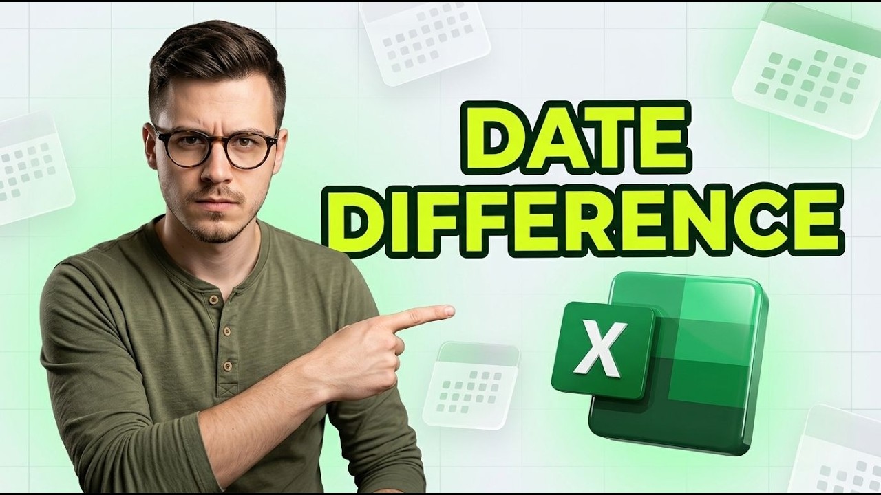 How To Calculate Difference Between Two Dates In Excel [2026 Guide]