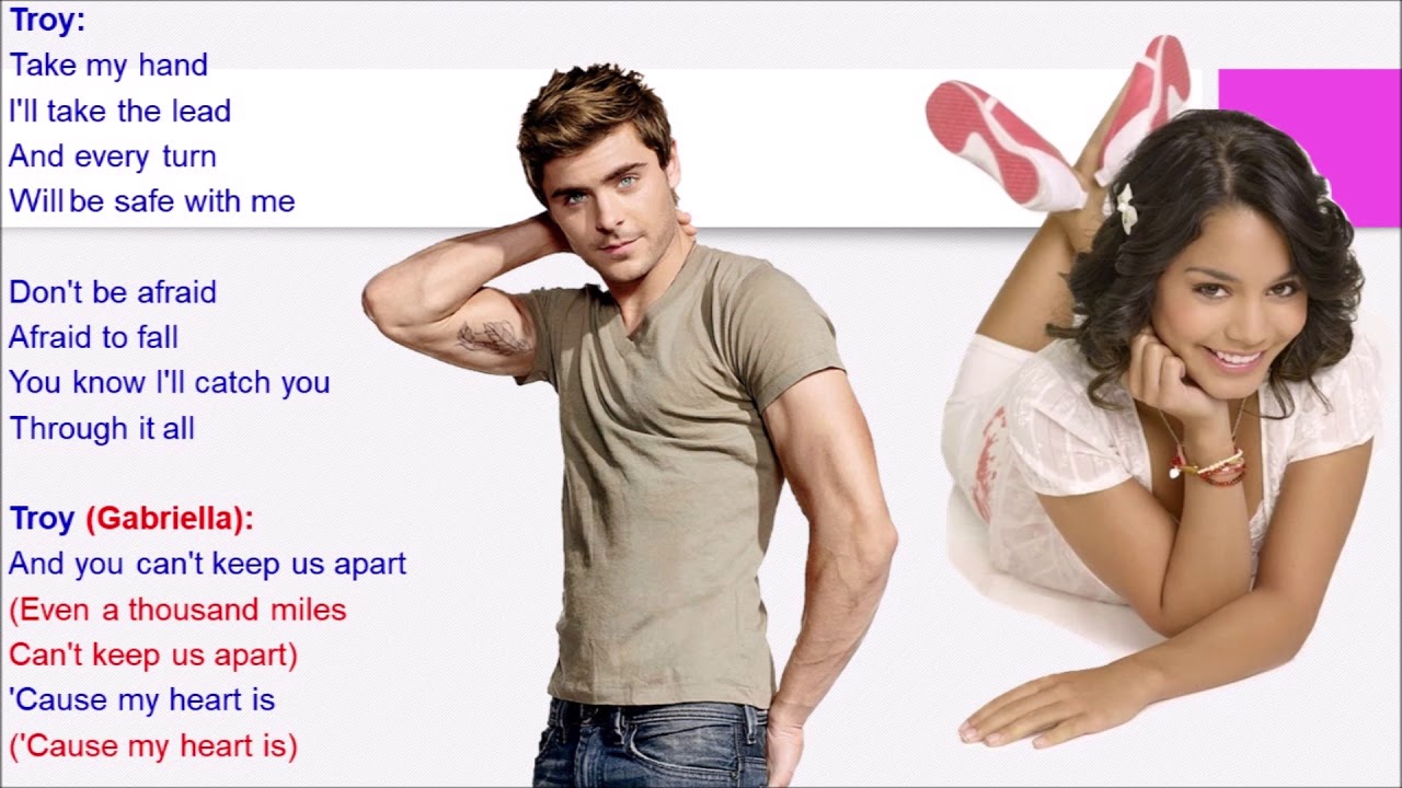 Can I Have This Dance High School Musical Lyrics