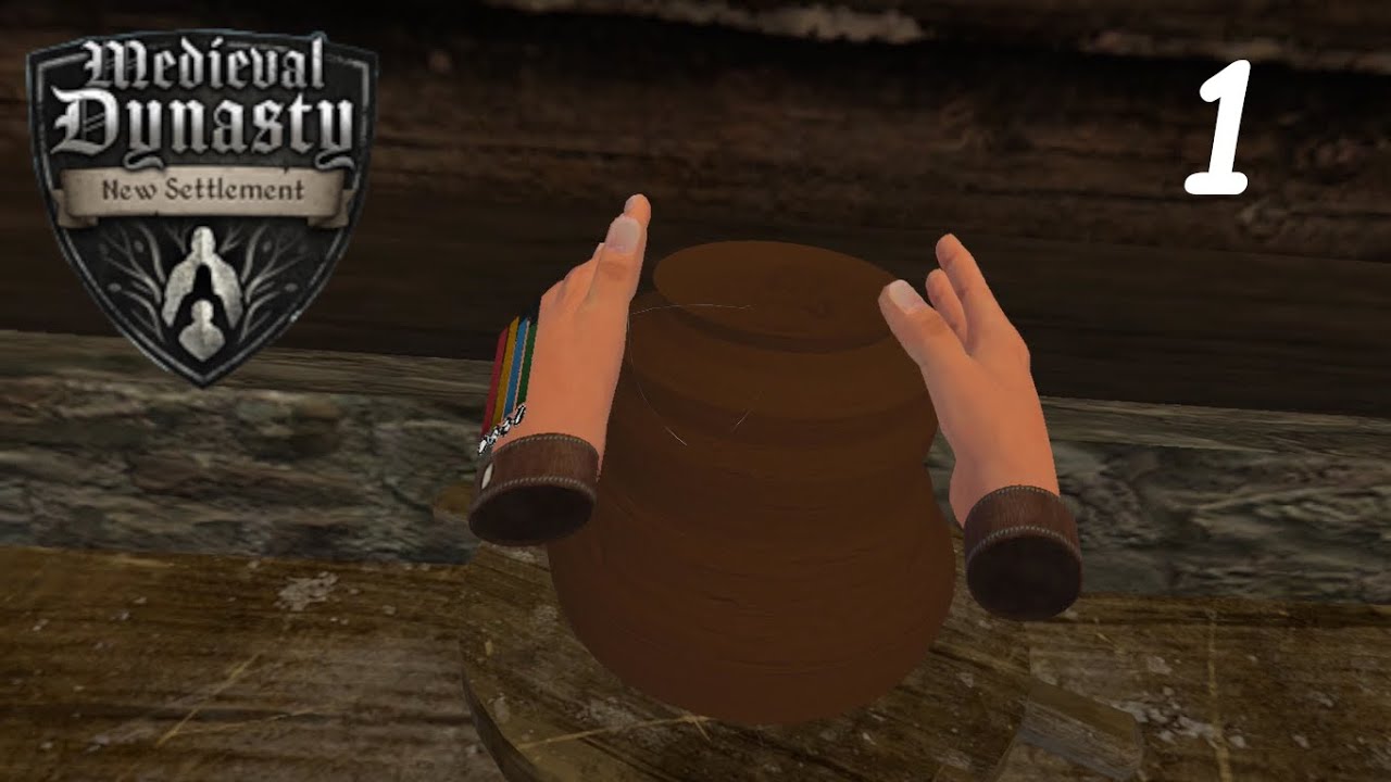 Medieval Dynasty New Settlement VR: FULL PLAYTHROUGH + REVIEW PART 1 on QUEST 3 STANDALONE