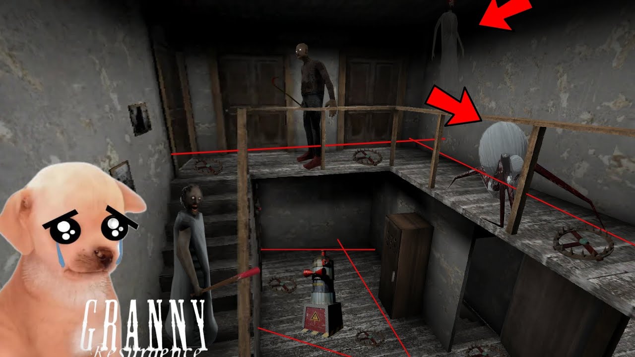 Está es la versión de granny 1 MAS DIFÍCIL 💀 5vs1