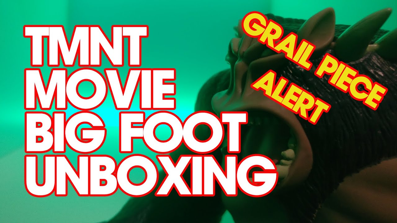РЕДКАЯ фигурка TMNT Mail Away Bigfoot, часть Грааля, распаковка и обзор фильма с компьютерной графикой 2007 года Bigfoot