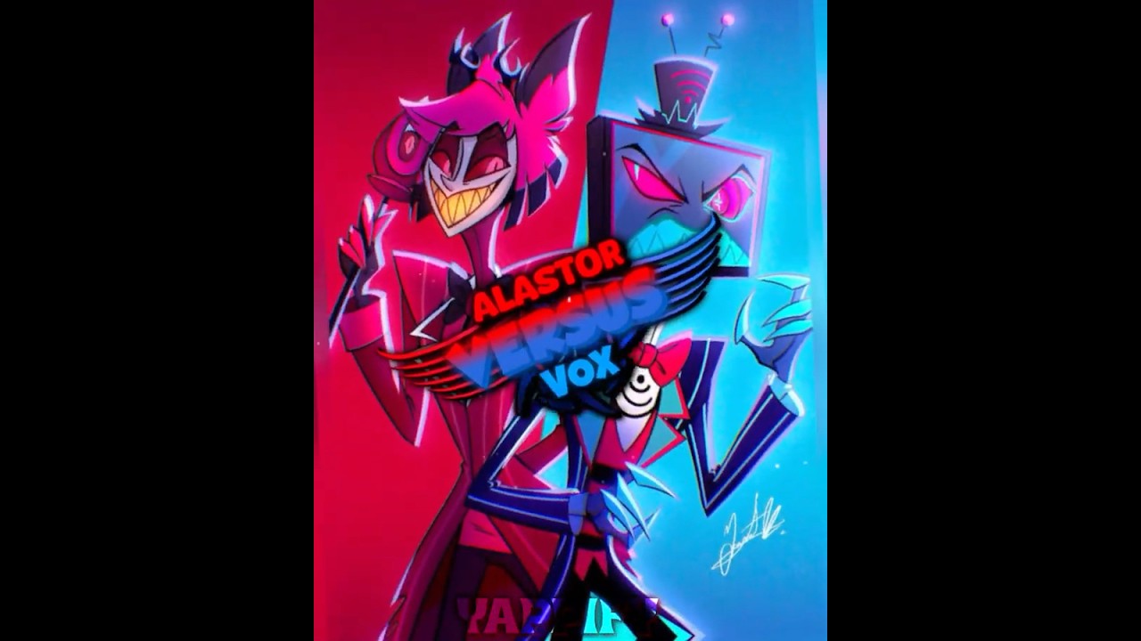 Vox vs Alastor #hazbinhotel #wisedit #debate #vox #alastor 