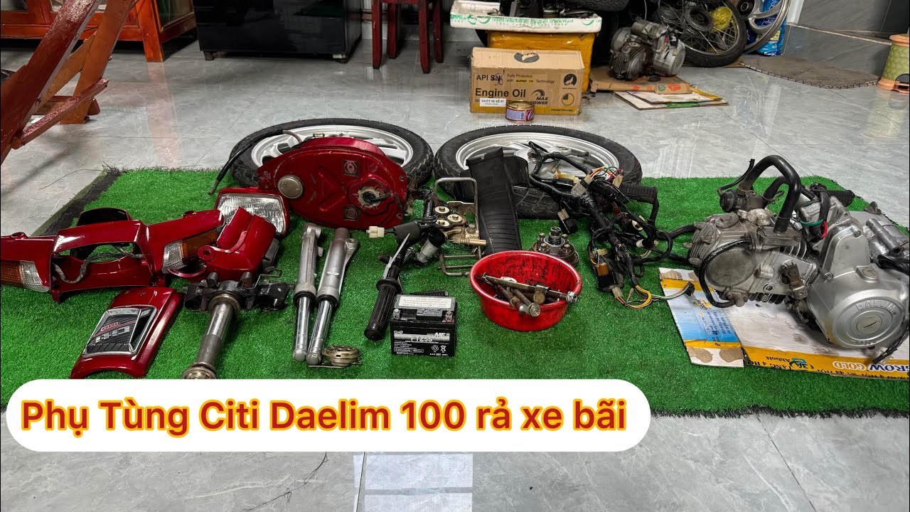 Hàng mới về phụ Tùng Citi Daelim 100 rả xe bãi ngày 17/1/2026
