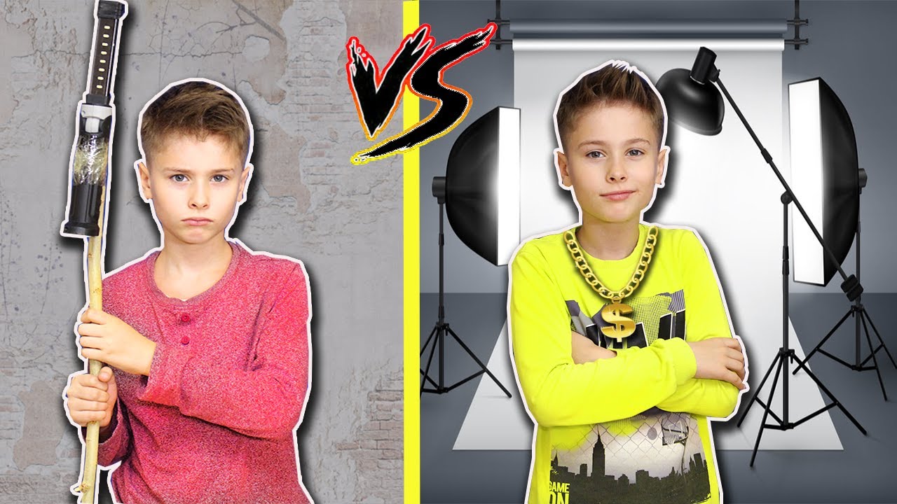 Богатый БЛОГЕР VS Бедный ! БАБУШКА придумала Серёже новый Клип / Fast Sergey