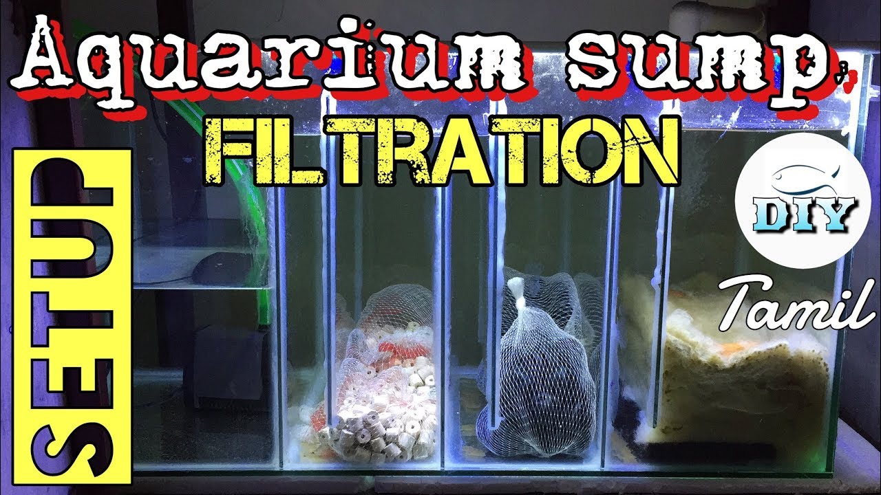 How to setup Aquarium Sump filtration & plumbing work
