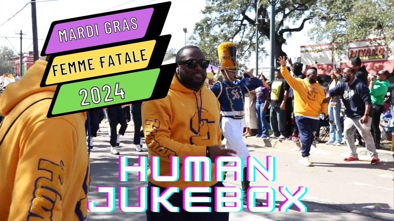 Southern University Human Jukebox @ the 2024 Krewe of Femme Fatale
