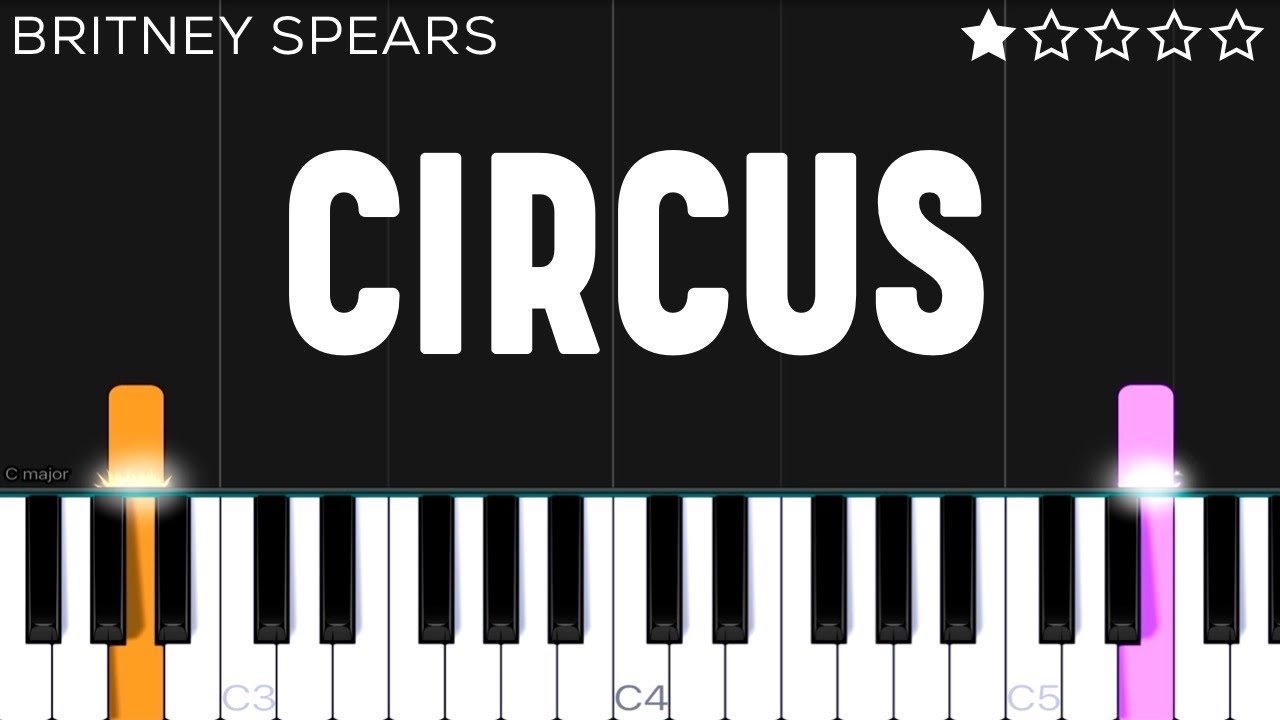 Britney Spears - Circus | EASY Piano Tutorial