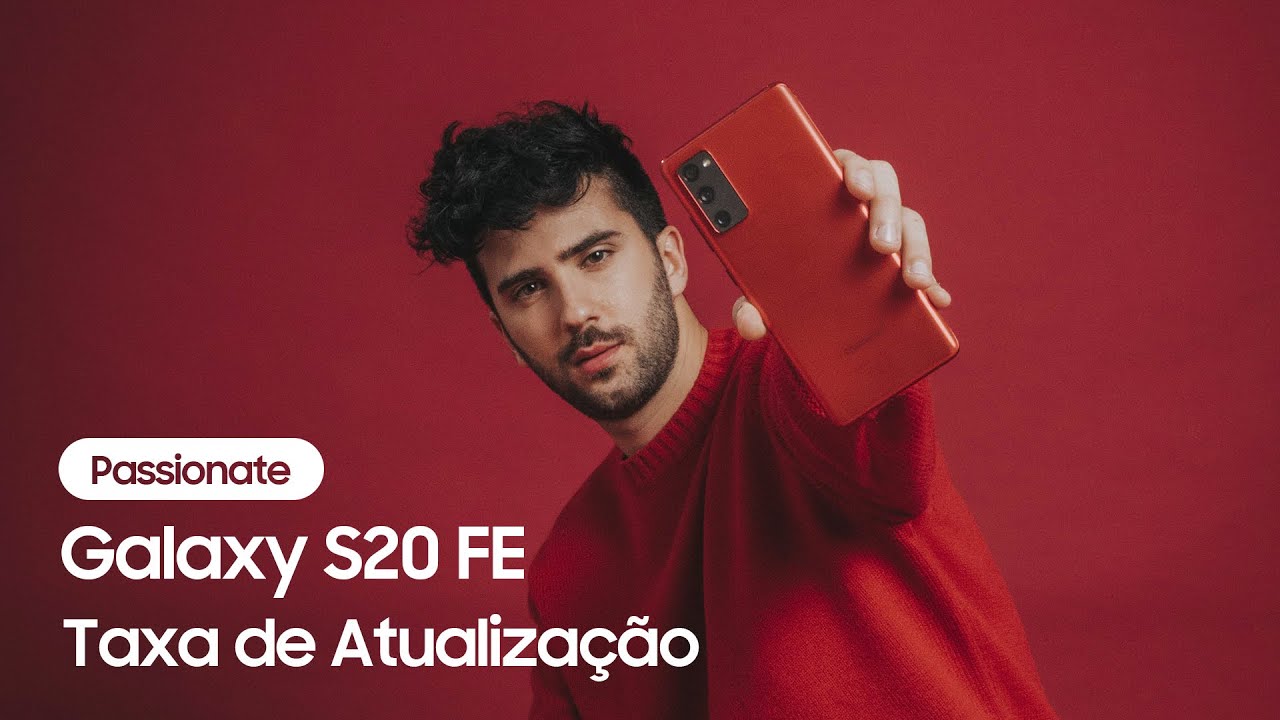 Samsung Galaxy S20 FE Vermelho | 120 Hz com Jo&atilde;o Jonas