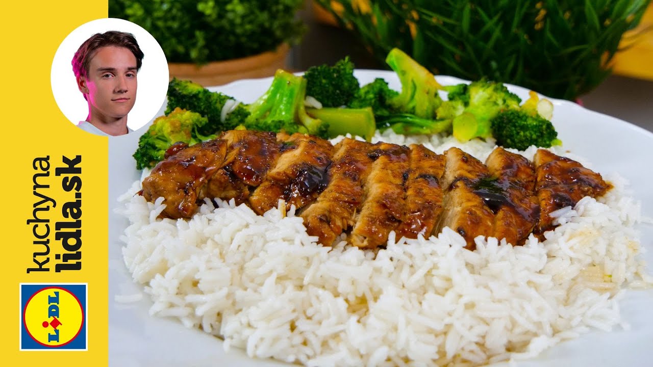 Teriyaki kura s ryžou a grilovanou brokolicou 🐔 | Viktor Nagy | Kuchyňa Lidla