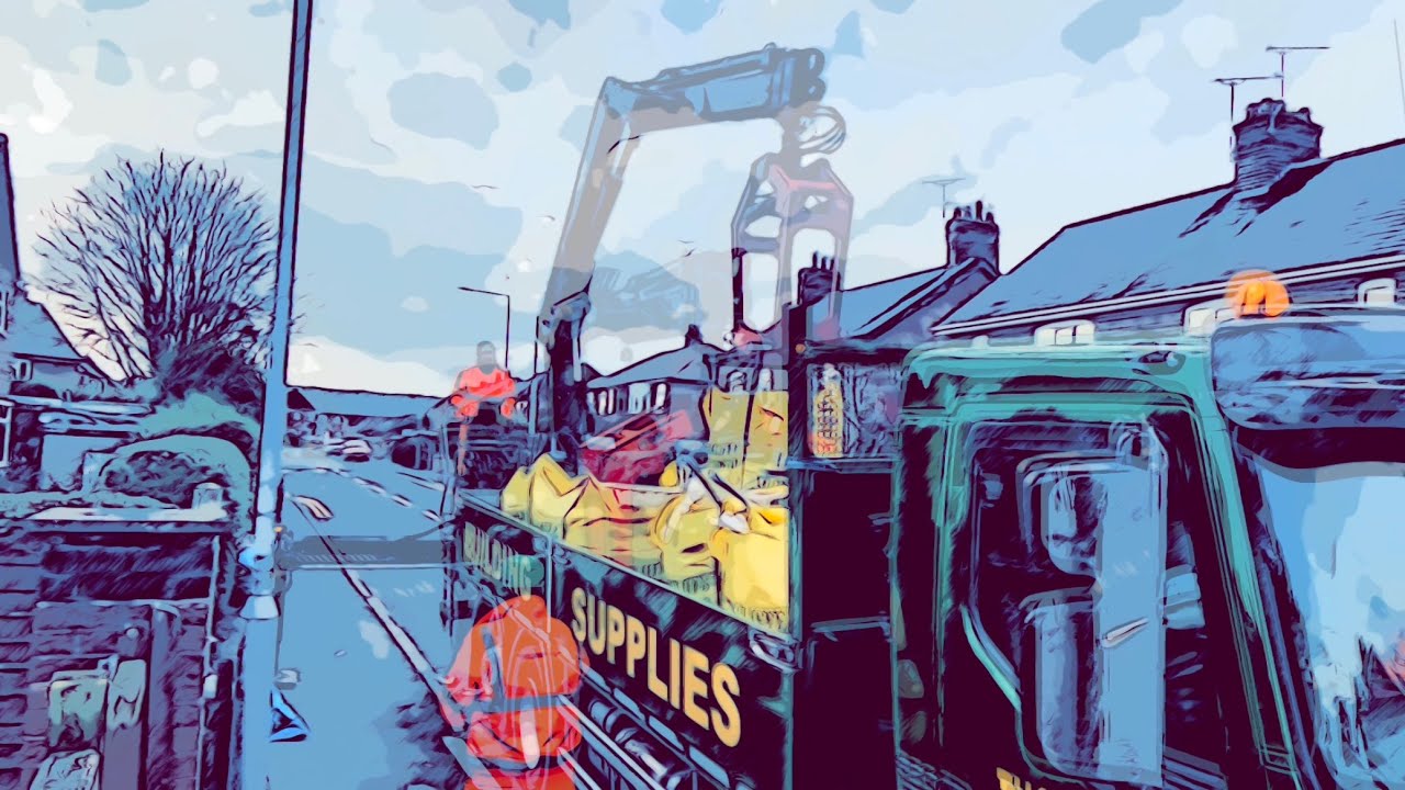 LOCKDOWN DELIVERIES ep.1|CRANE/HIAB LIKE A PRO|BULK BAG/SLABS|WREXHAM/NORTH WALES 🏴󠁧󠁢󠁷󠁬󠁳󠁿