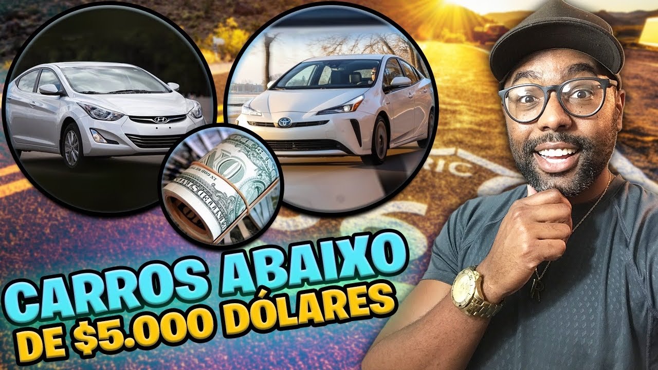 PREÇOS INCRÍVEIS DE CARROS ABAIXO DE $5000 DÓLARES NOS ESTADOS UNIDOS 2021