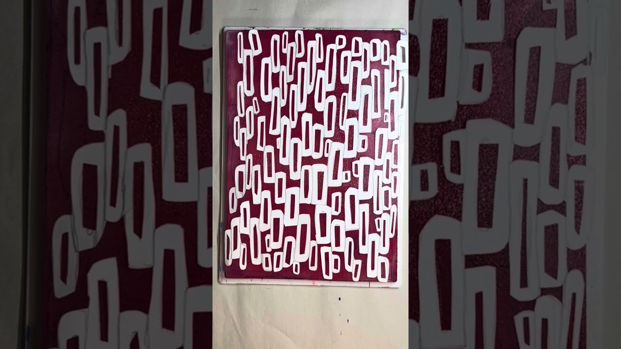 DIY paper stencils for your gel plate