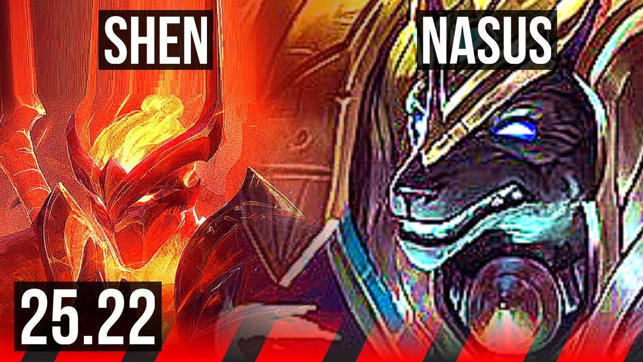 SHEN vs NASUS (TOP) | 10/1/10, Legendary | NA Master | 25.22
