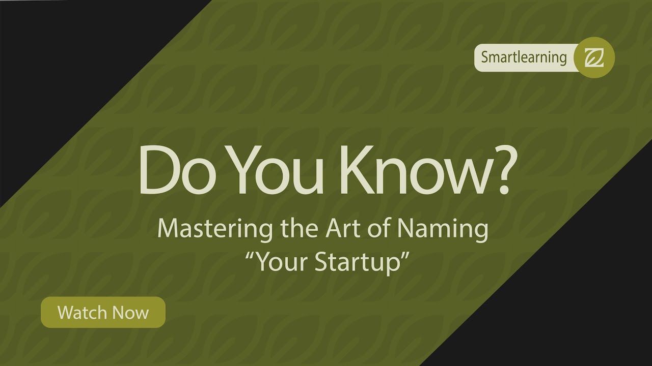 Mastering the Art of Naming Your Startup #StartupJourney #NamingAndBranding