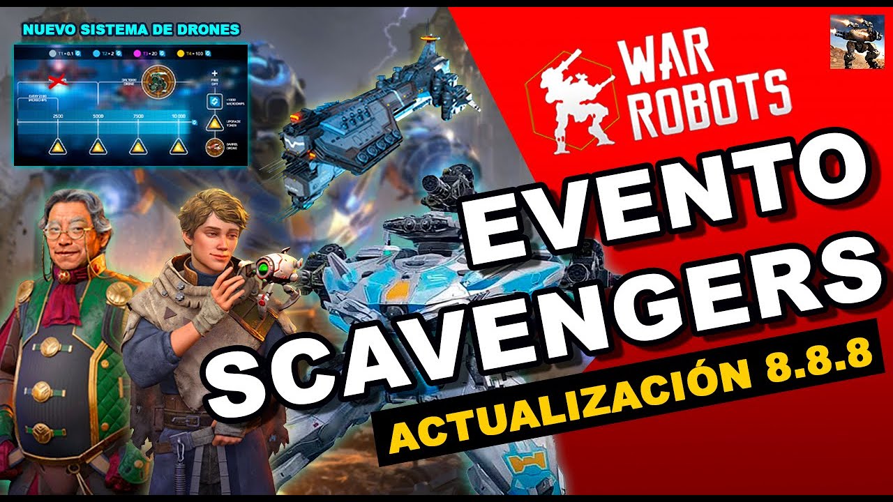 [WR] ACTUALIZACIÓN 8.8.8 DE WAR ROBOTS 🤖 EVENTO SCAVENGERS DIVIDE + EXPLICACIÓN 🛠|| WR UPDATE 8.8.8