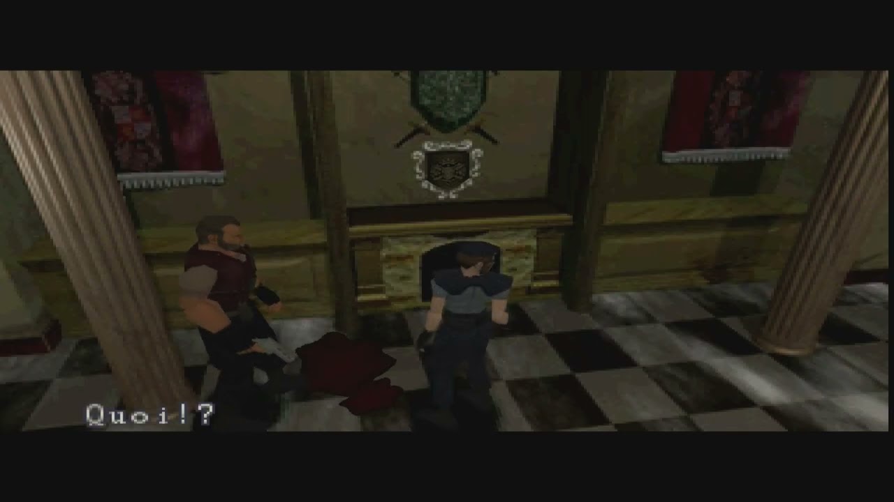 RE1/PS1/🇫🇷/#01 L'ORIGINE DU MAL AVEC JILL !!!😁😁😁😁