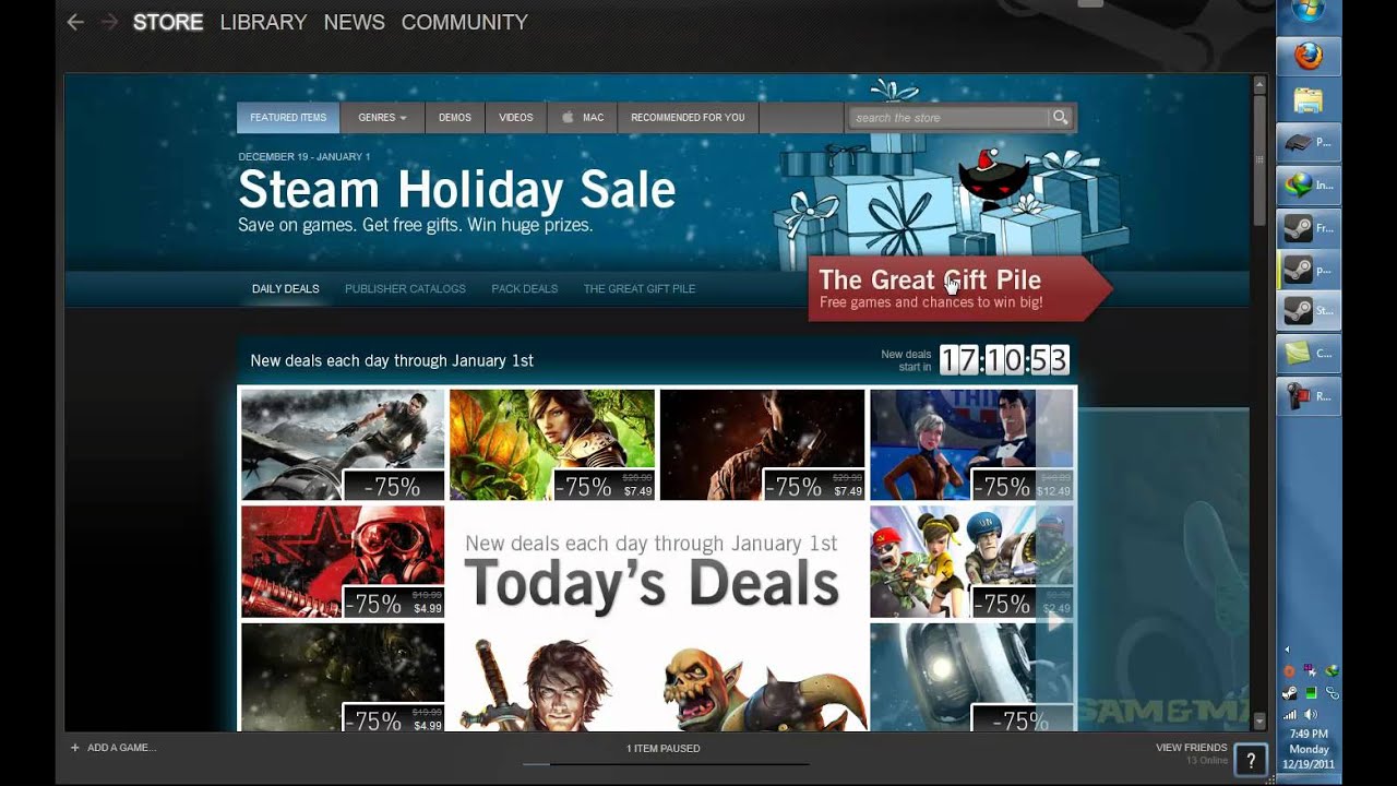 How to Redeem your free Steam gift from Steam