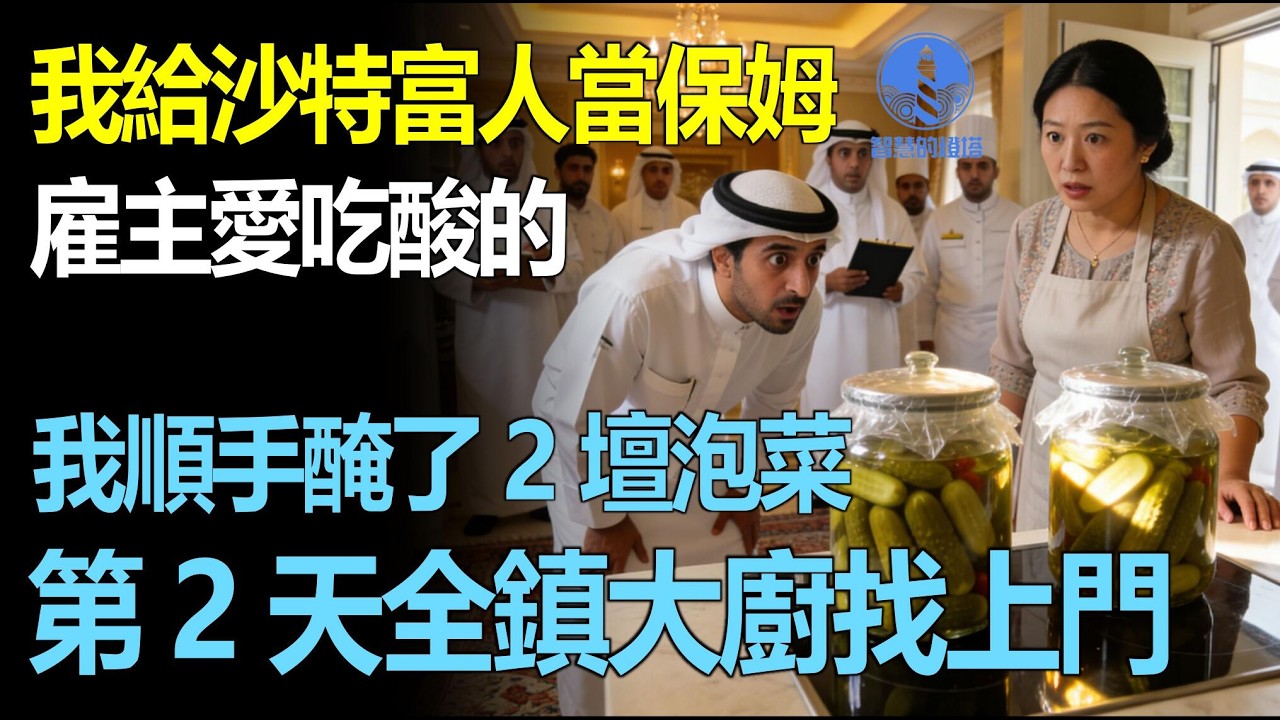 我給沙特富人當保姆，雇主愛吃酸的，我順手泡了2壇泡菜，第2天全鎮大廚找上門