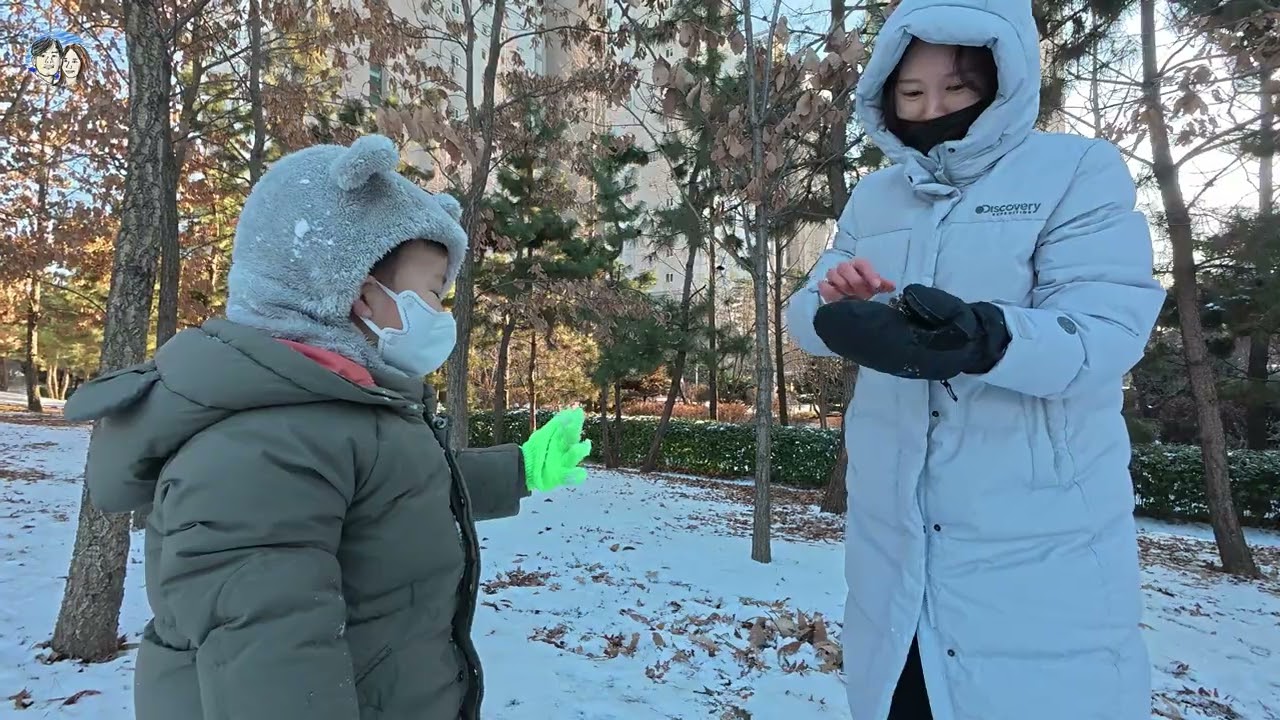 눈온날