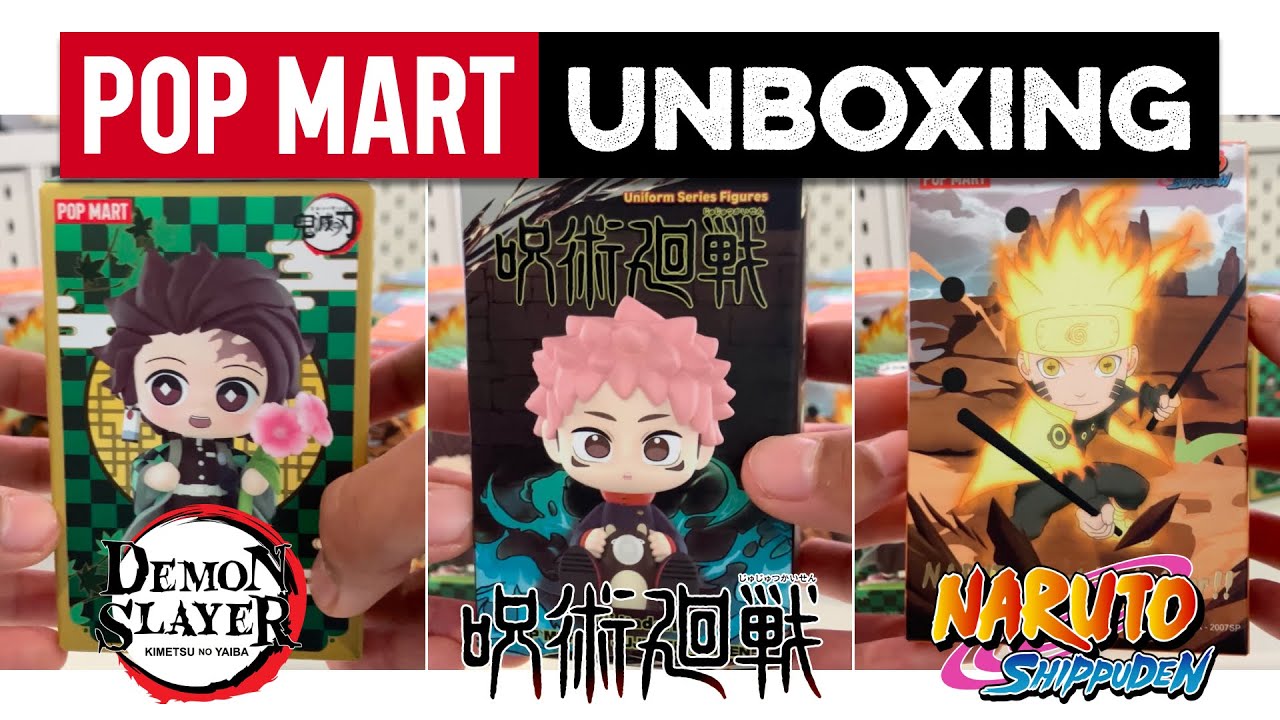 Pop Mart Anime Haul: Demon Slayer, JJK, and Naruto!