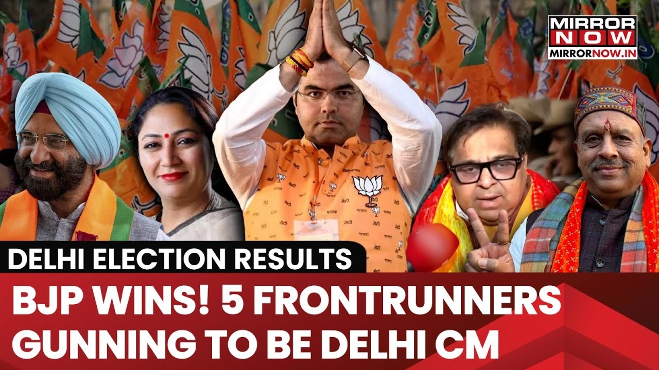 Delhi Elections Result 2025: BJP Sweeps Arvind Kejriwal's AAP Out Who Will Be Next CM? | Watch