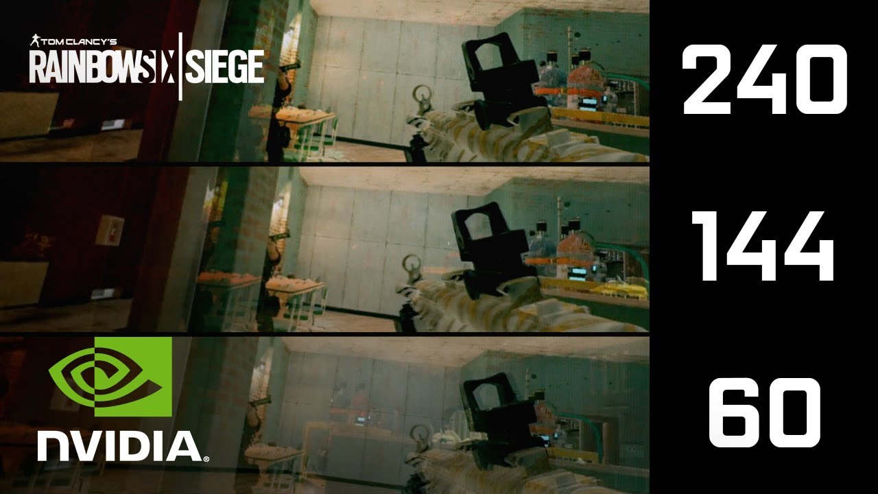GeForce Powered High FPS Rainbow Six Siege SLO-MO Video