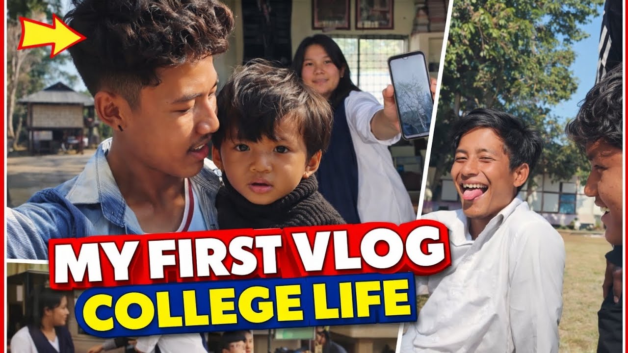 My First Vlog |  College life 
