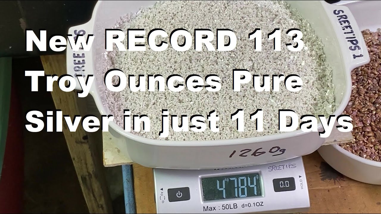 Six Liter Pure Silver Crystal Harvest Pt2