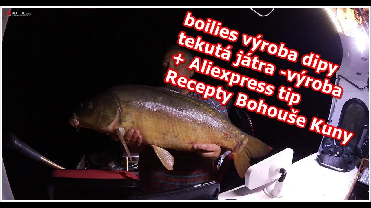 Boilies složení -výroba Tekutá  játra