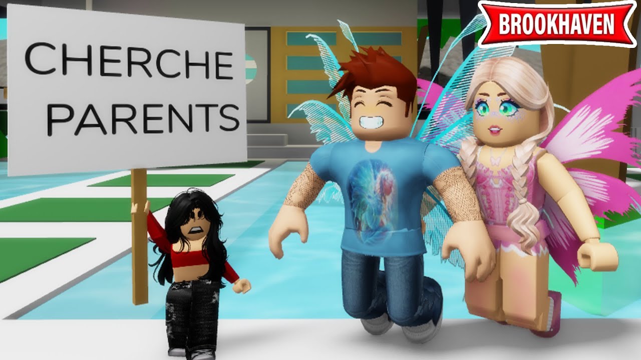 ADOPT&Eacute;E PAR UNE FAMILLE DE F&Eacute;ES SUR BROOKHAVEN ROBLOX !