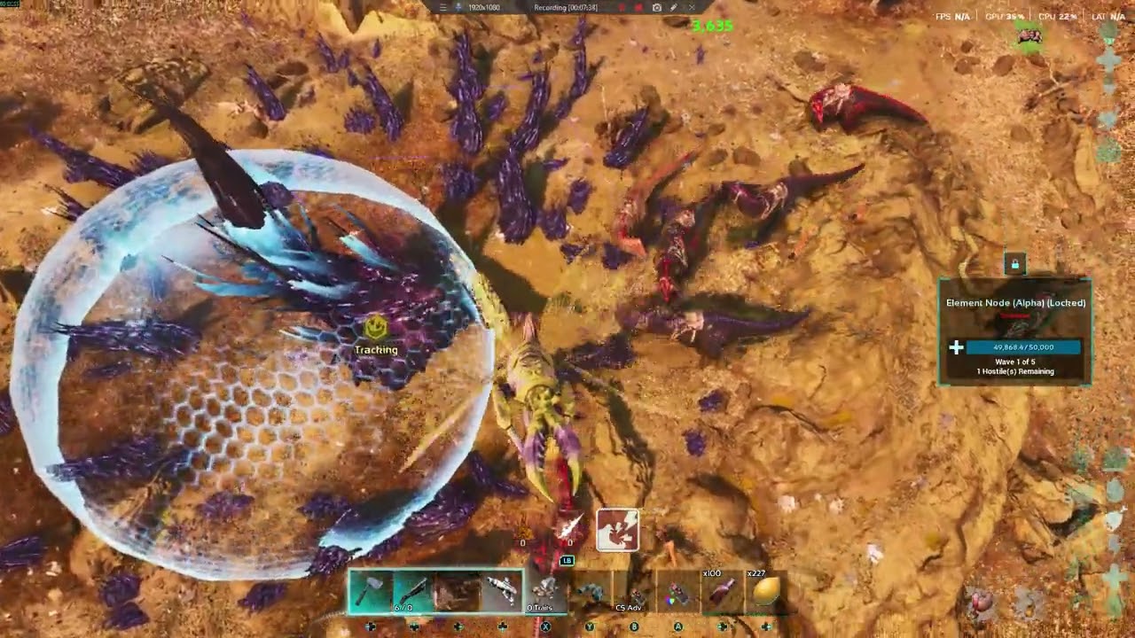 ARK ASCENDED EASY ELEMENT VEIN FARMING METHOD