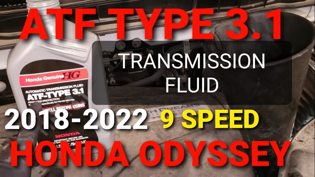 Замена трансмиссионной жидкости HONDA ODYSSEY 9AT