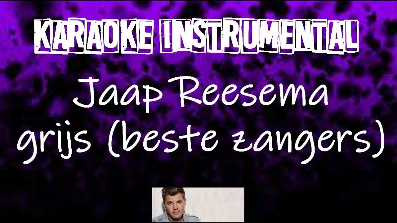 Jaap Reesema -  Grijs (Beste Zangers)     , instrumental met tekst