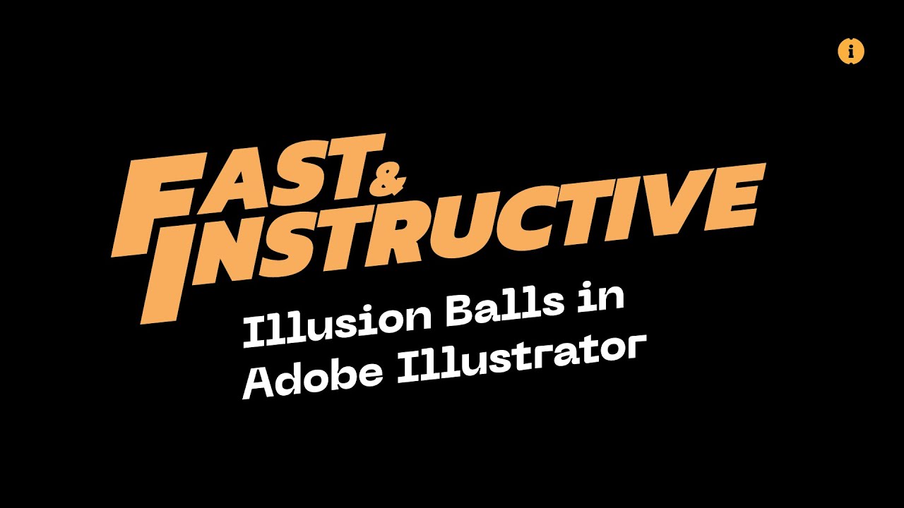 Illusion Balls in Adobe Illustrator  #FastandInstructive #Illustrator