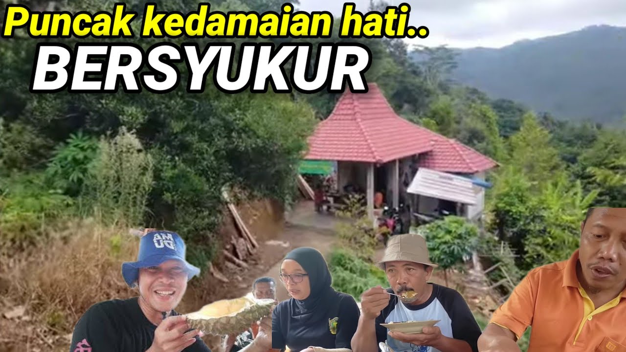Syukuran bareng teman, Padepokan Mat Tukul sudah rampung.