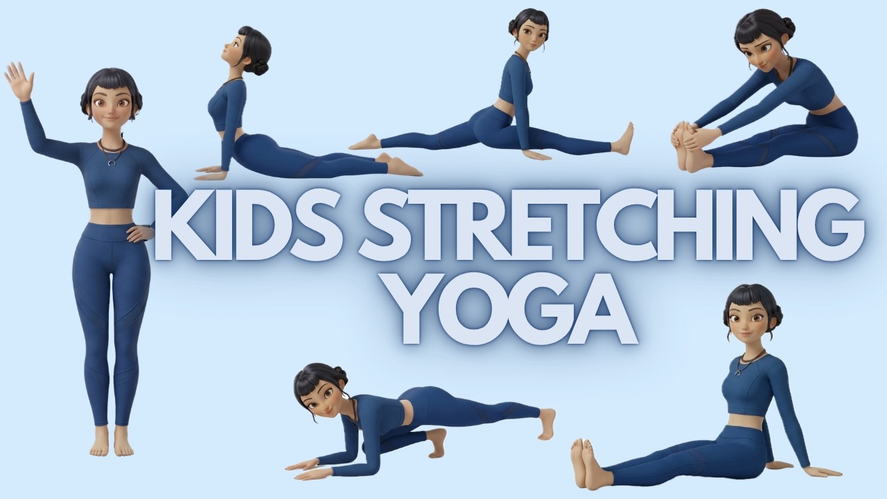 Kids Stretching Yoga 🌟 Improve Flexibility & Movement with Kpop Zoey