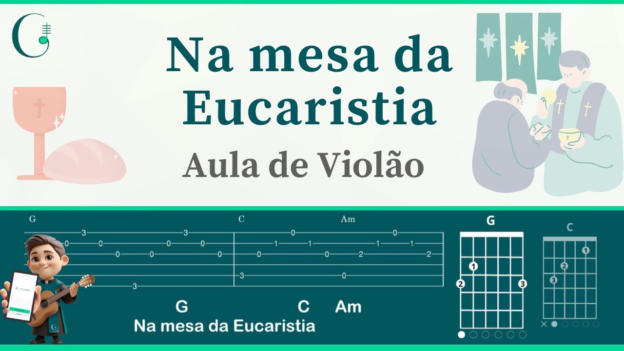 NA MESA DA EUCARISTIA - canto de comunhão (como tocar no violão)
