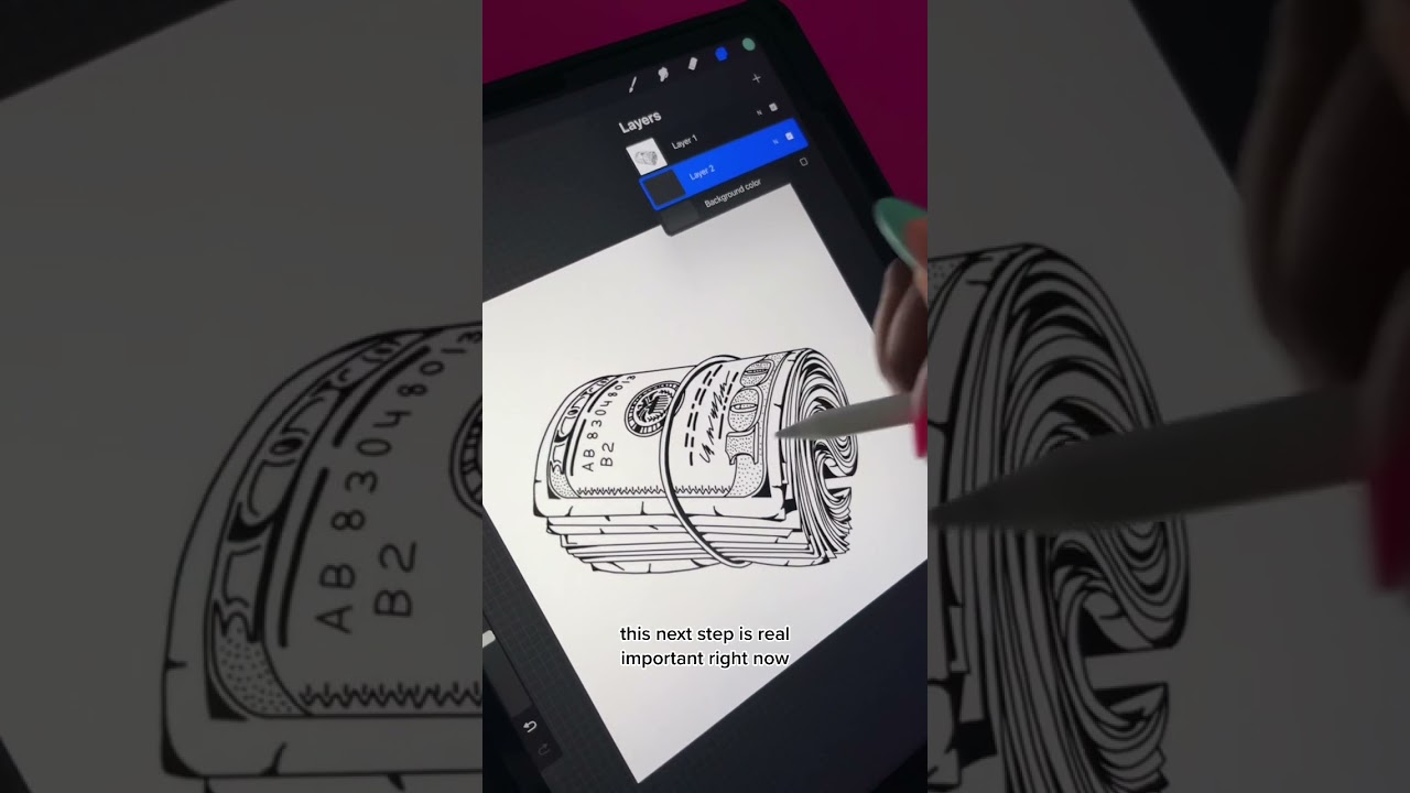 Как использовать раскраски в Procreate #шорты