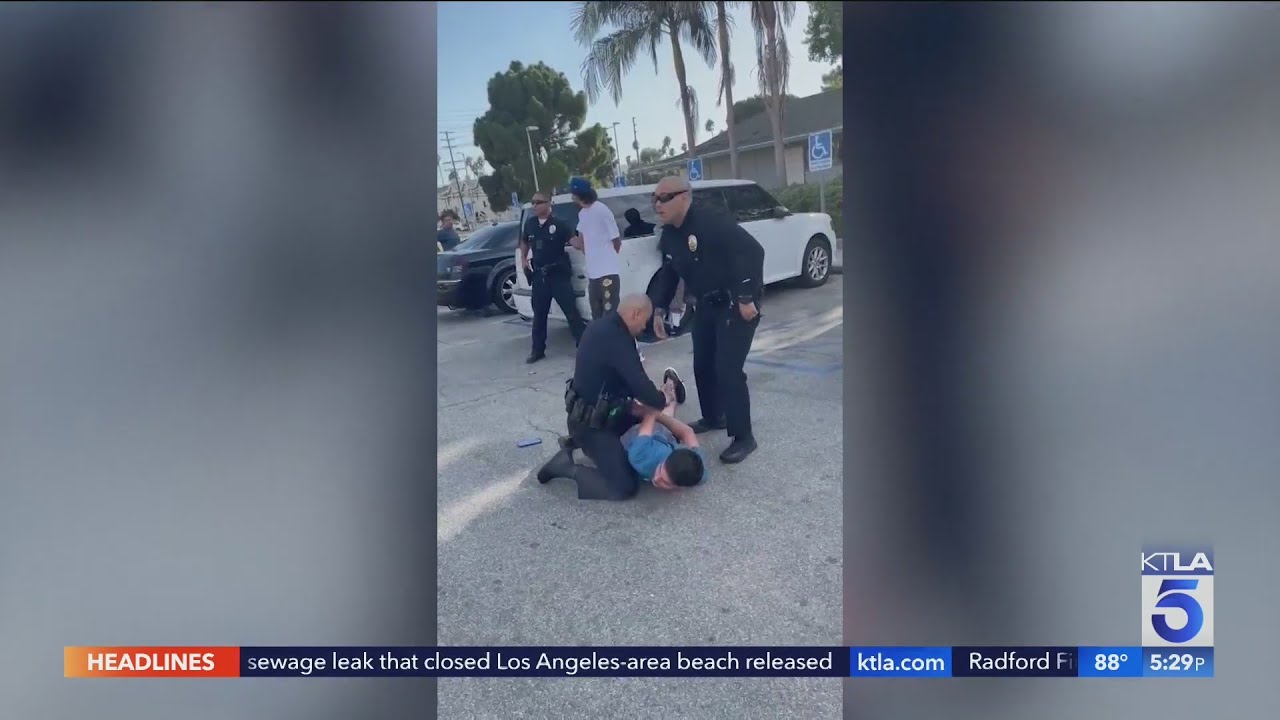 Harbor City teen violently detained by LAPD after filming another arrest