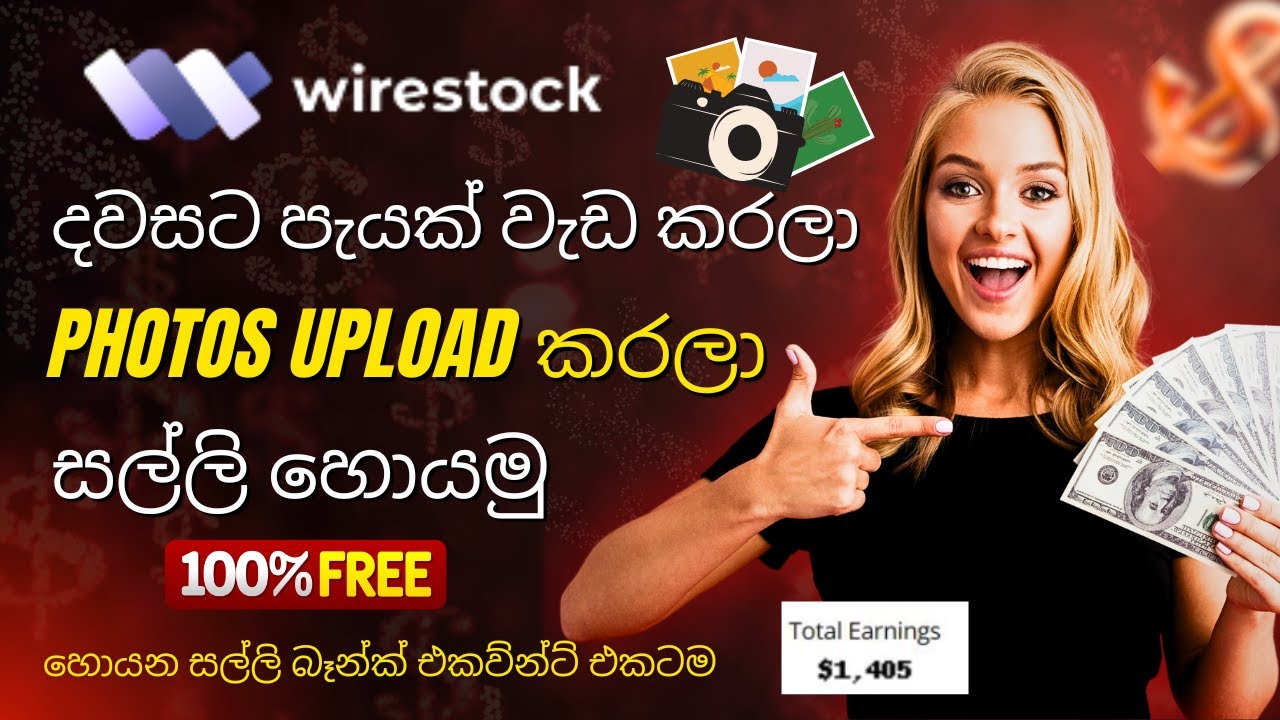 How To make money online  Upload Images to  Wirestock | Wirestock Sinhala