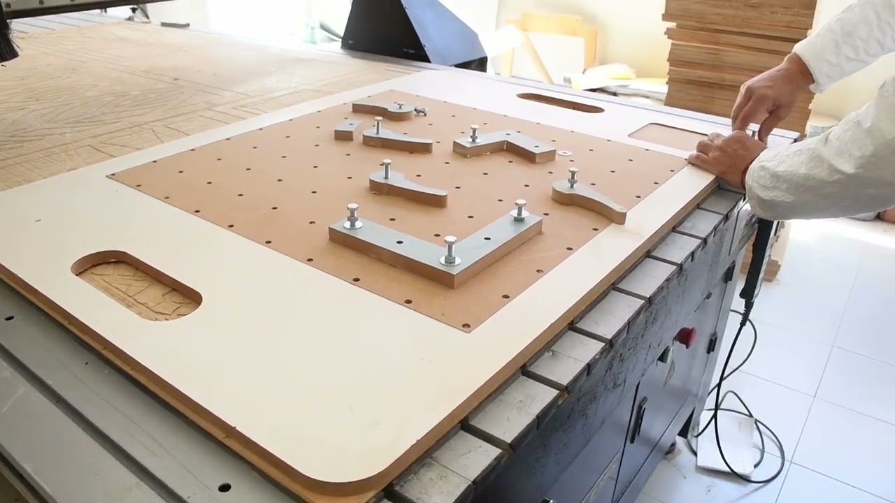 Introduccion al router CNC Lección 03 Fijación